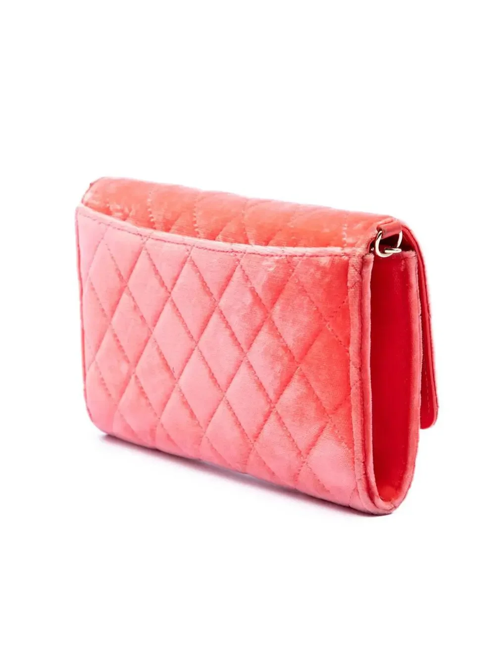 Chanel Cc Quilted Velvet Single Flap #321465C13B